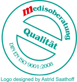 Medisoberatung - zertifiziert nach DEN EN IS 9001-2008